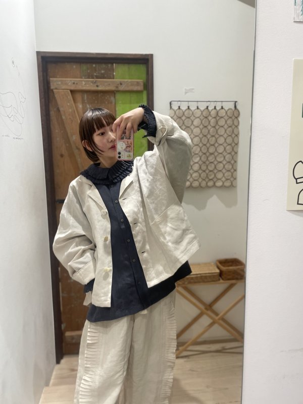 画像14: Khadi Linen Raglan Jacket (CH)
