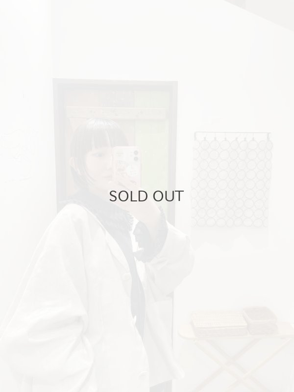 画像15: Khadi Linen Tuck Collar Blouse (CH)