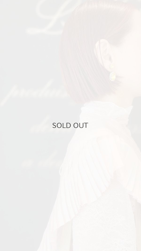 画像19: Khadi Silk Tuck Ruffle Collar (RW)