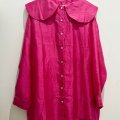 [30] Khadi Silk Round Collar Over Blouse 