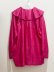画像2: [30] Khadi Silk Round Collar Over Blouse  (2)