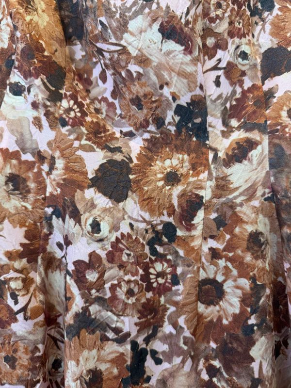 画像7: blossom garden cupro print top (BR)