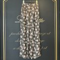 room flower curpa print pants (BR)