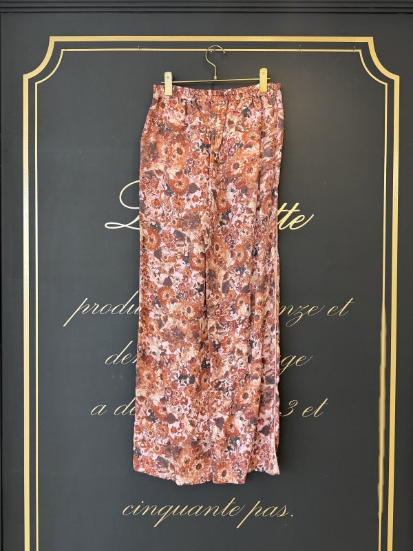 画像2: blossom garden curpo print pants (BR)