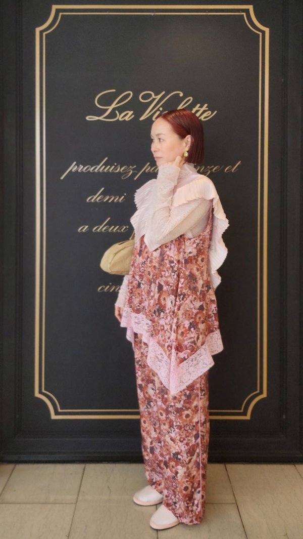 画像10: blossom garden curpo print pants (BR)