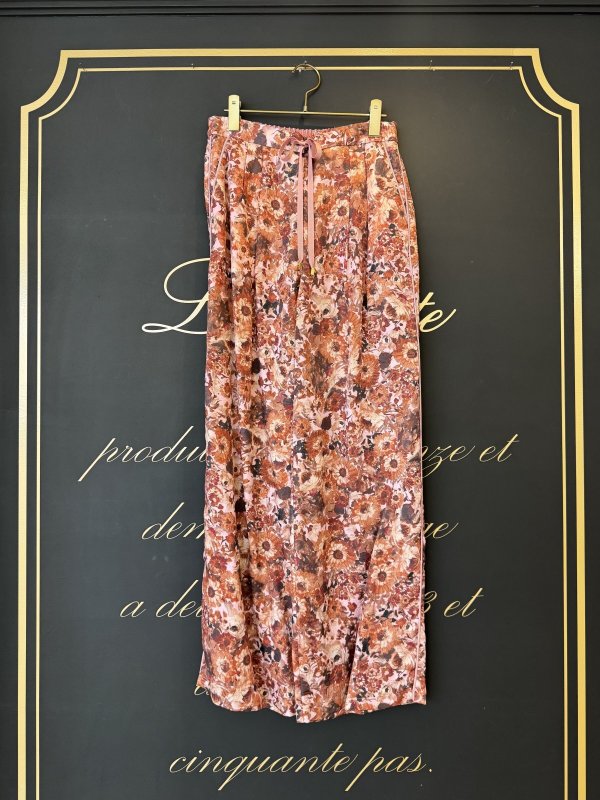 画像1: blossom garden curpo print pants (BR)