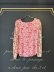 画像2: poetic blossom cupro print top (BR) (2)