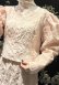 画像9: flower tulle embroidery top (BG) (9)