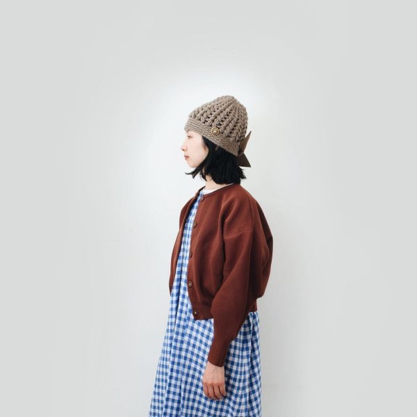 画像7: 別注!! AMOSSAミラノリブ BIGパフスリーブカーディガン (WH2:02)