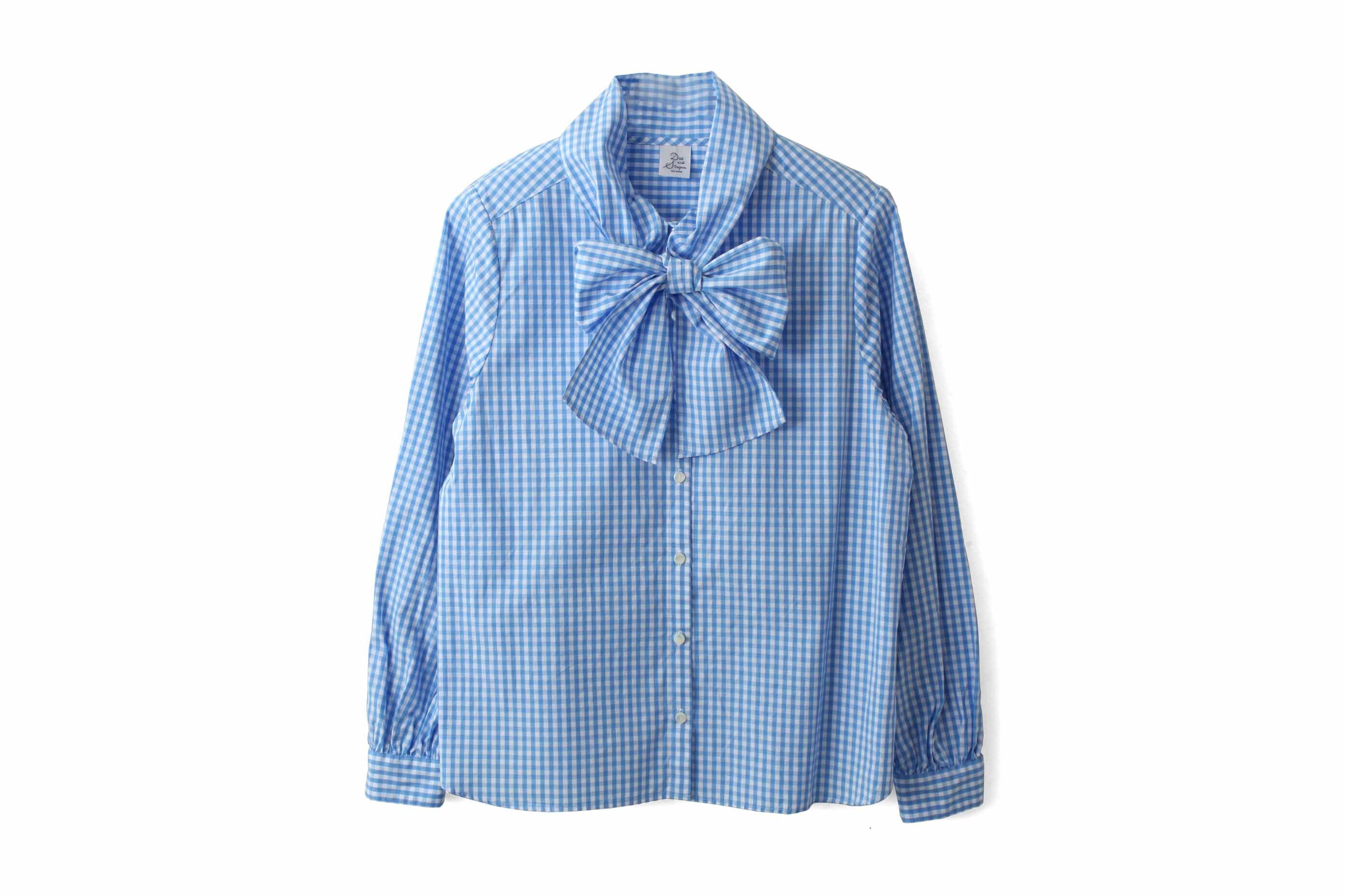 Dot And Stripes Child Woman 60 1タイプライターワッシャーボウタイブラウス Dot And Stripes Child Woman 60 1タイプライターワッシャーボウタイブラウス