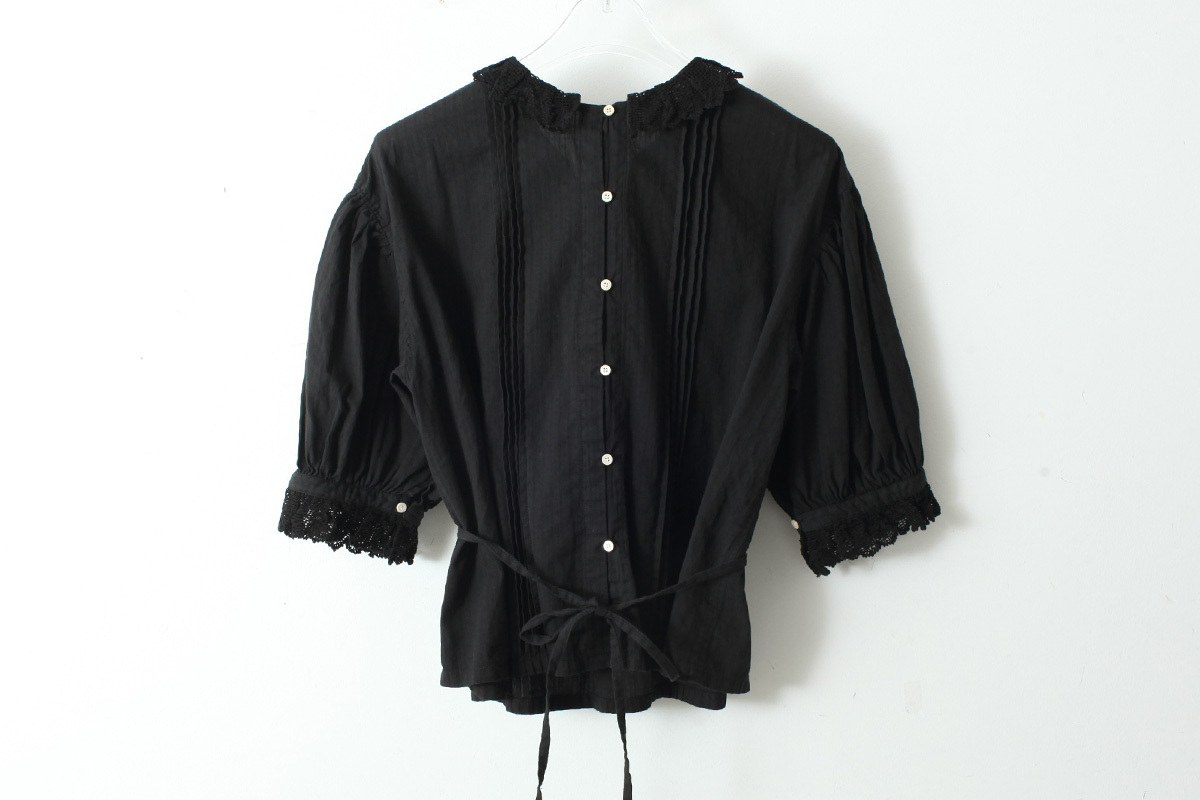 Malle Chambre De Charme Malle 製品染め レースブラウス