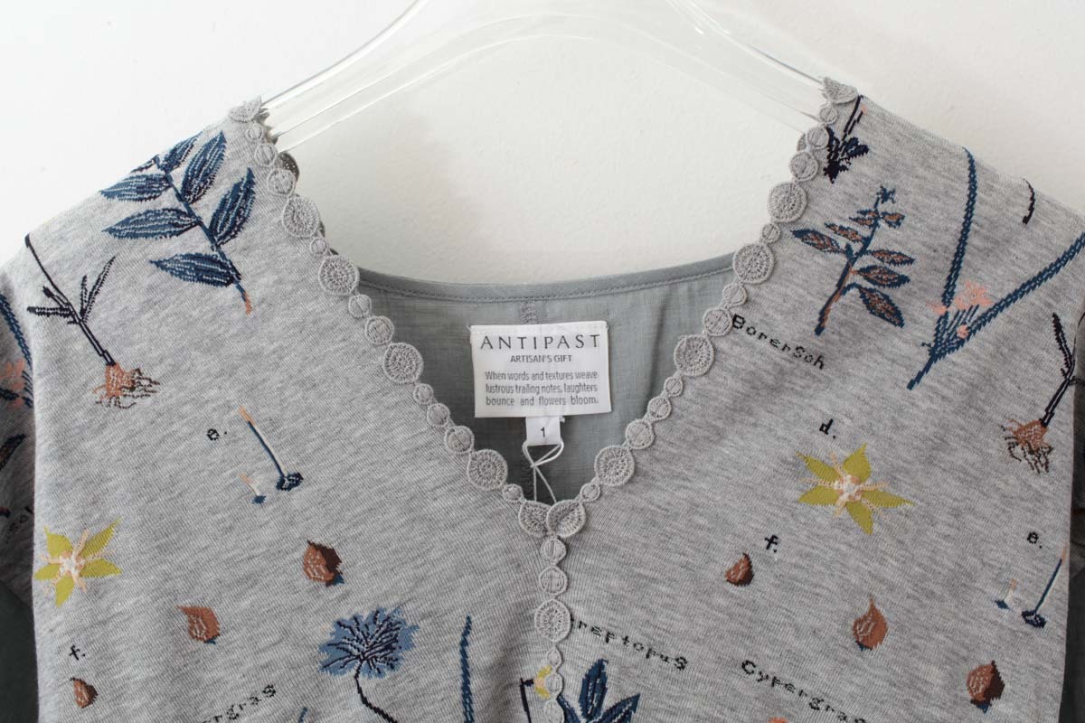 Antipast アンティパスト Botanical Ix Sock Knit One Piece
