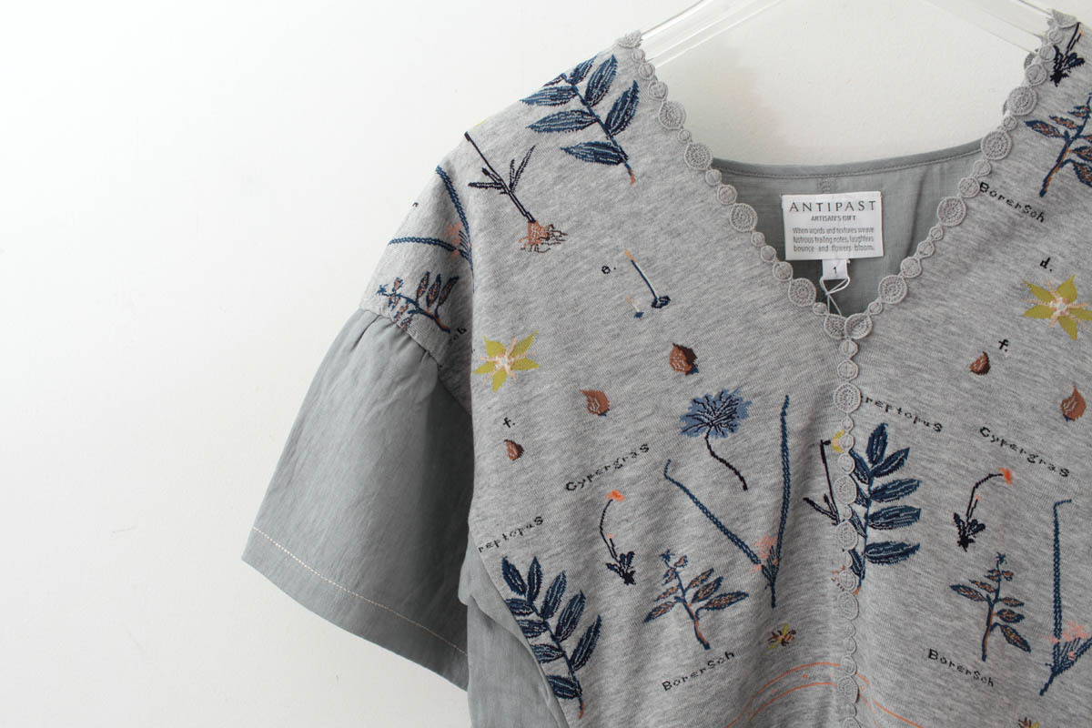 Antipast アンティパスト Botanical Ix Sock Knit One Piece