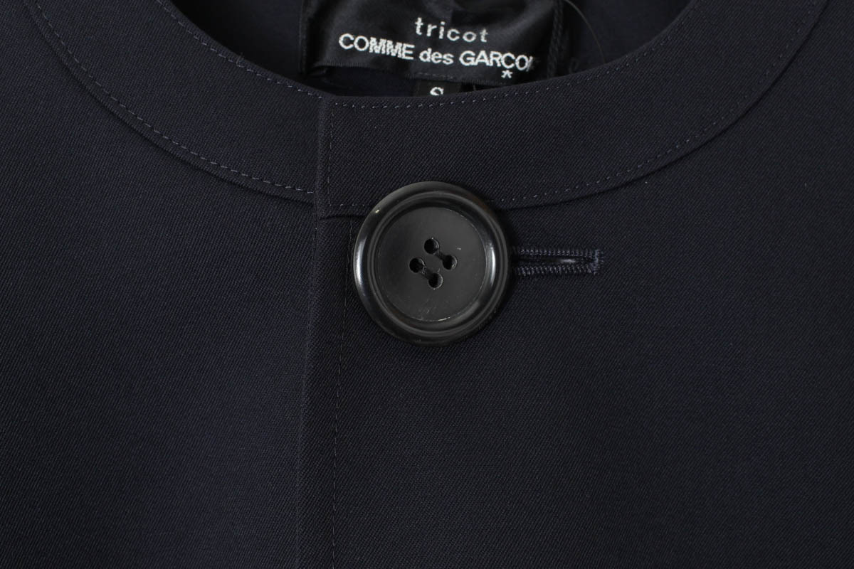 Tricot Comme Des Garcons トリココムデギャルソン ビッグボタン ノーカラージャケット