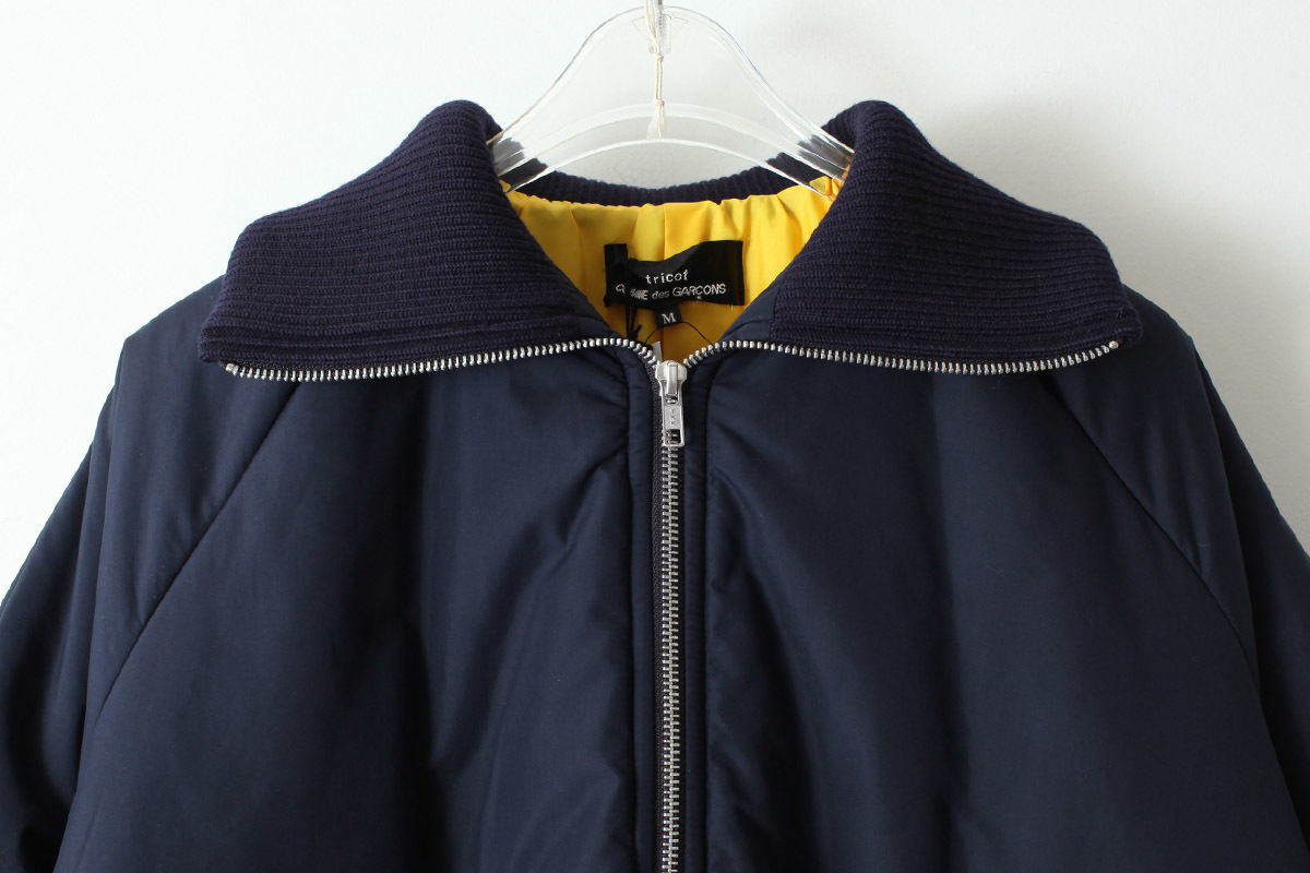 Tricot Comme Des Garcons トリココムデギャルソン エステルクロス中綿ボンディングコート