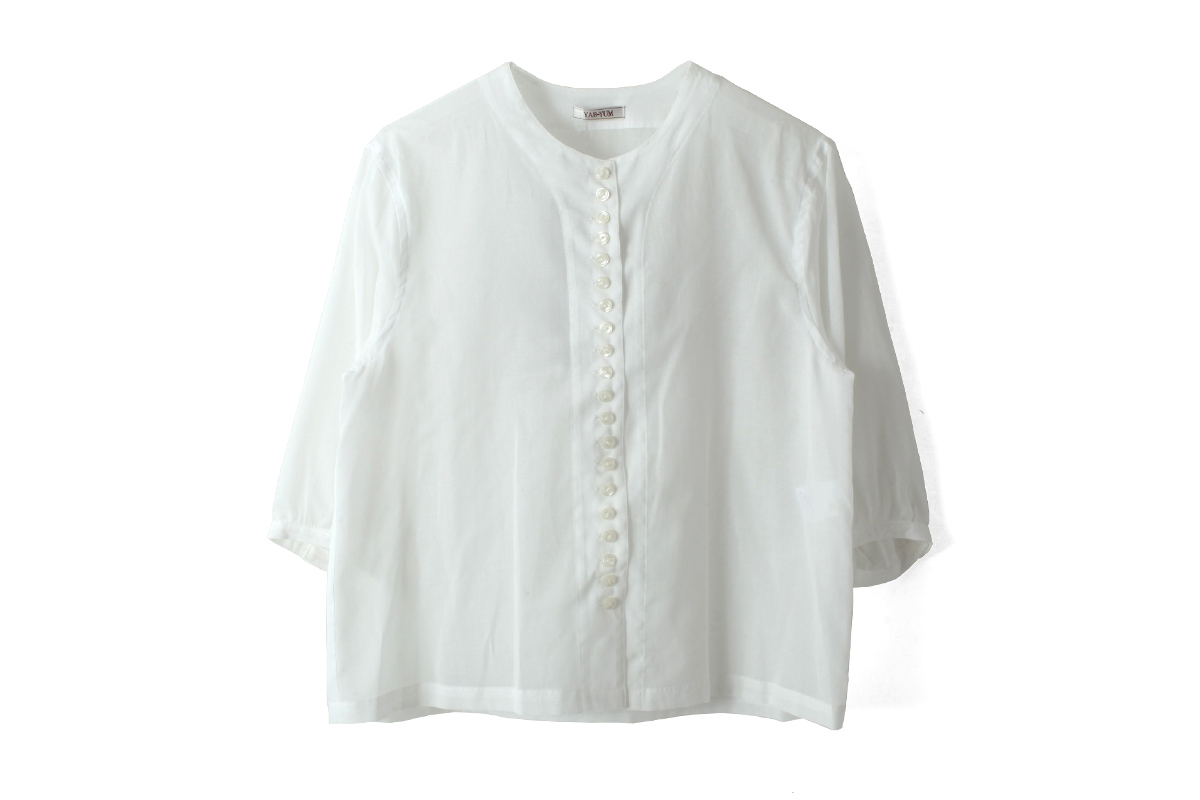 SALE20%OFF!! NEW MANY BUTTON SHIRT (WH)
