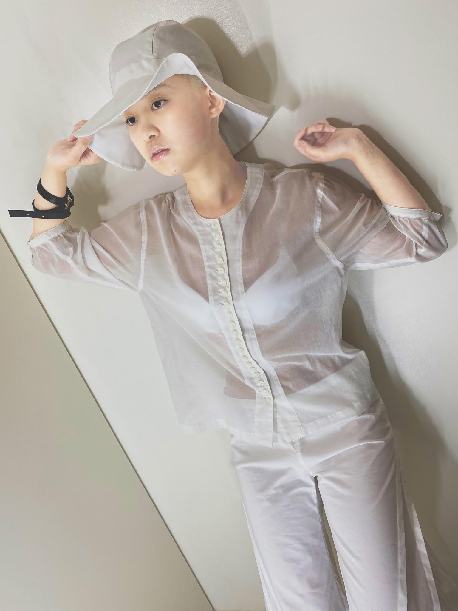 SALE30%OFF!! NEW MANY BUTTON SHIRT (WH)