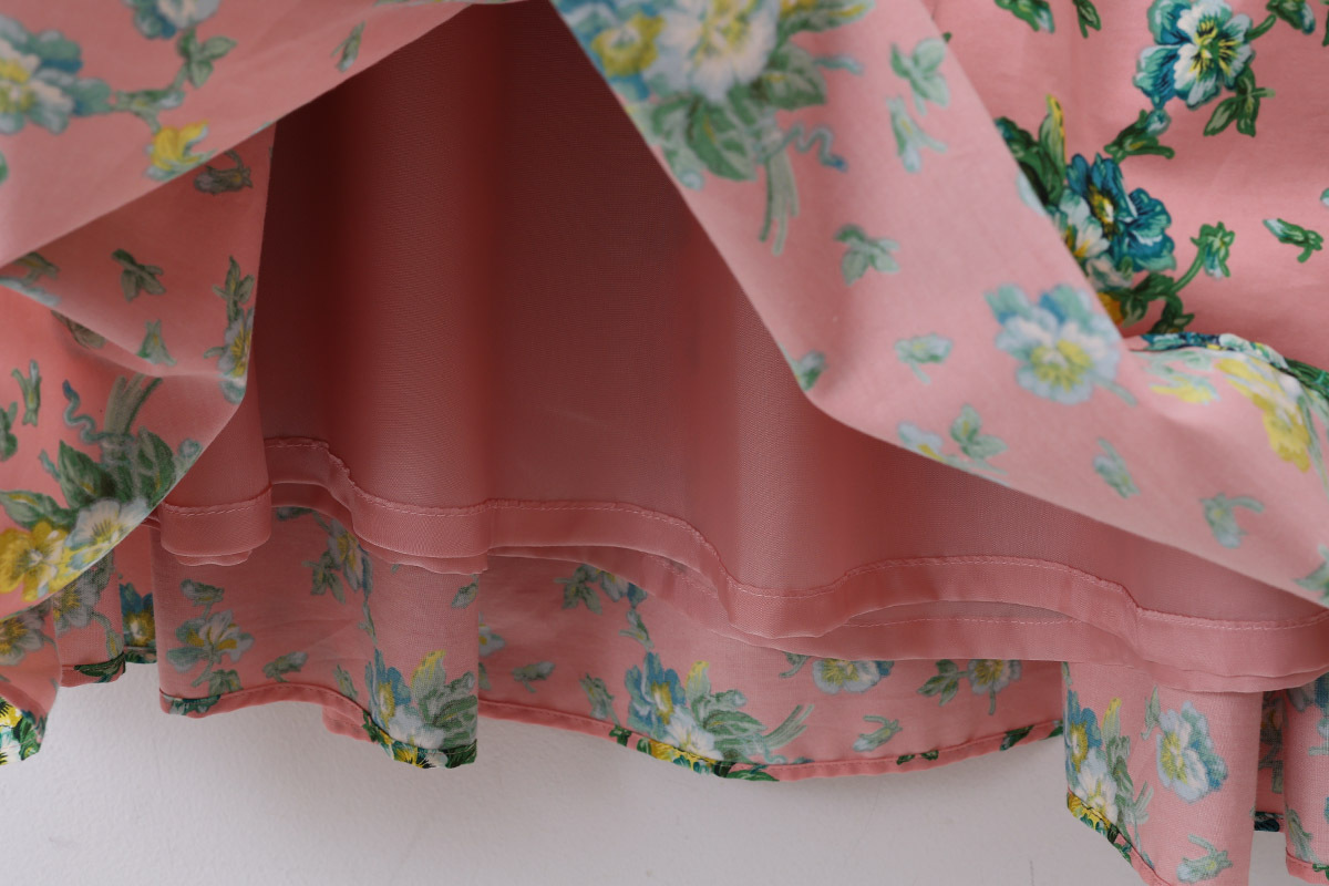 leur logette ルールロジェット 別注!! コットンプリントスカート