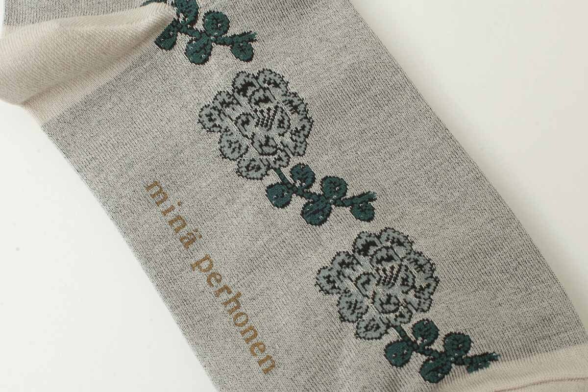 Mina Perhonen ミナペルホネン Snow Diamond ソックス