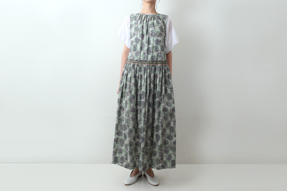 Mina Perhonen ミナぺルホネン Picnic Flower ノースリーブワンピース Mina Perhonen ミナぺルホネン Picnic Flower ノースリーブワンピース