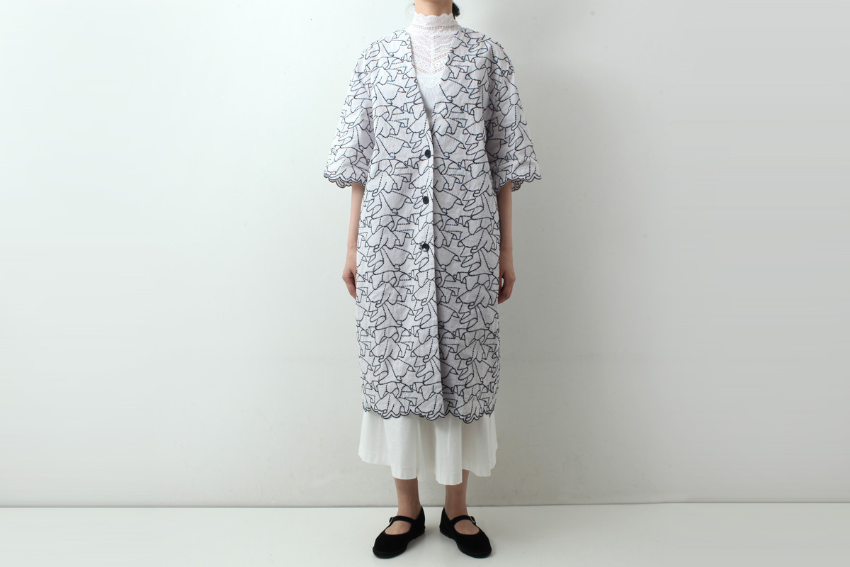 Mina Perhonen ミナぺルホネン Frill コート