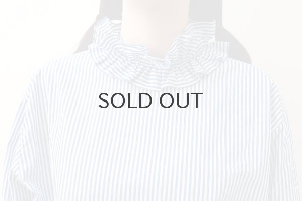 画像17: ワッシャータイプライター フリルカラーシャツ (ST) (17)