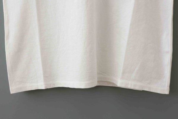 画像5: 30/-天竺 レース襟ノースリインナー(WH) (5)