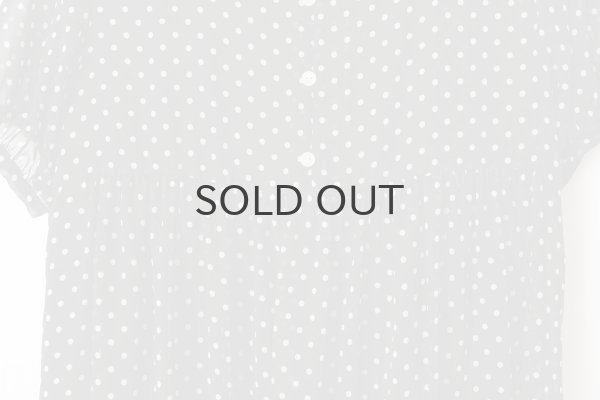 画像12: ドット刺繍 ワンピース (BK) (12)