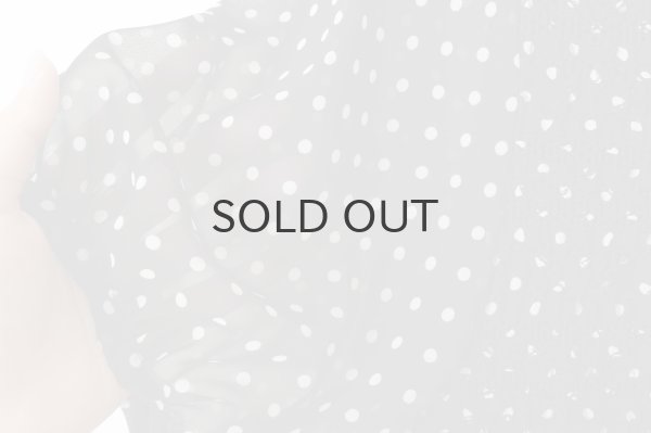 画像5: ドット刺繍 ワンピース (BK) (5)