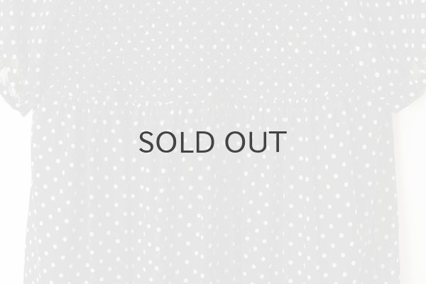 画像7: ドット刺繍 ワンピース (BK) (7)