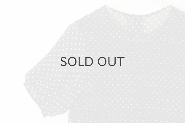 画像4: ドット刺繍 ワンピース (BK) (4)