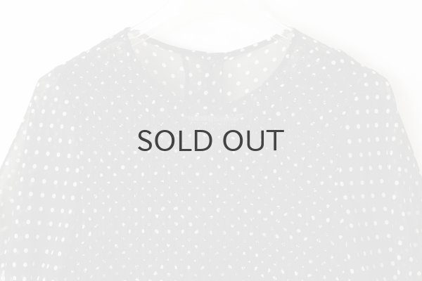 画像3: ドット刺繍 ワンピース (BK) (3)