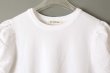 画像3: 連シルフライス パフスリーブTシャツ (WH) (3)