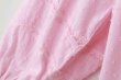 画像6:  SALE20%OFF!! スノウカットドビー ギャザーレース衿ブラウス (PK) (6)