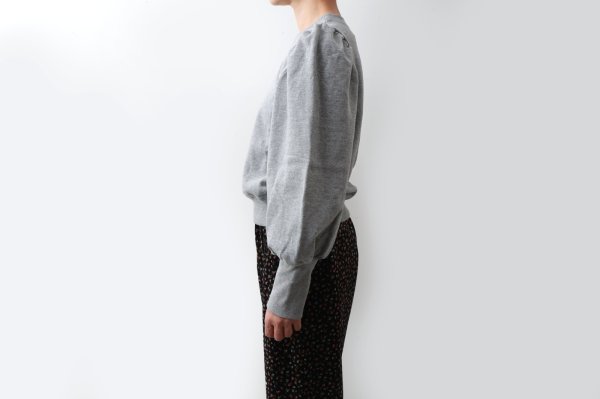 画像9: アメリカンドライ裏毛 ボリューム袖プルオーバー (GY) (9)