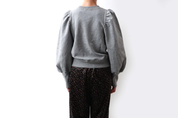 画像10: アメリカンドライ裏毛 ボリューム袖プルオーバー (GY) (10)