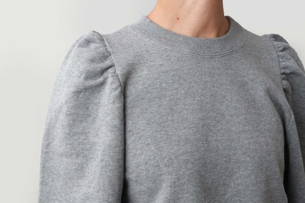画像12: アメリカンドライ裏毛 ボリューム袖プルオーバー (GY) (12)