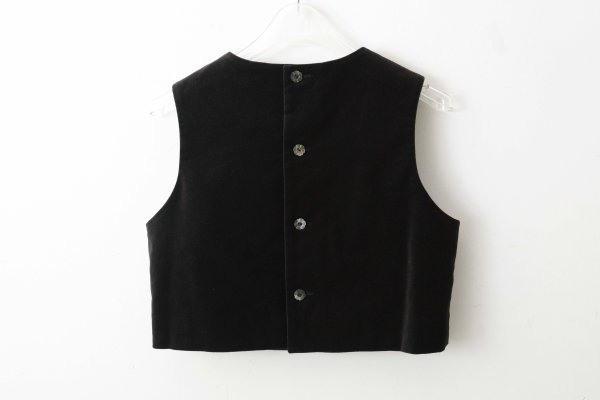 画像2: VELVET vest (BK) (2)
