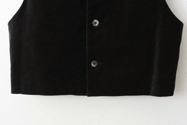 画像11: VELVET vest (BK) (11)