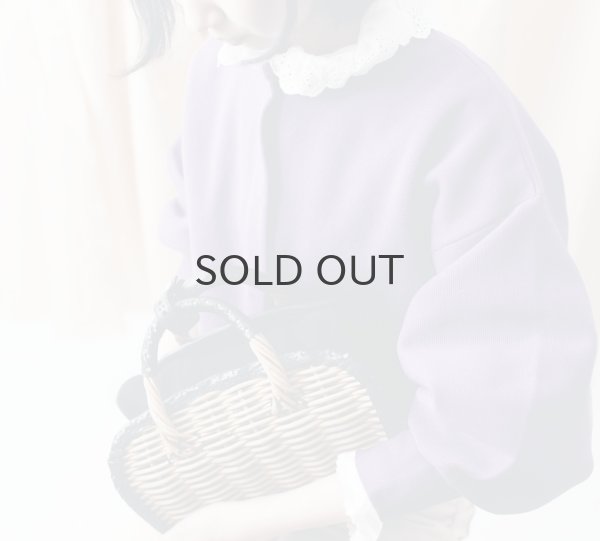 画像11: 別注!! AMOSSAミラノリブ BIGパフスリーブカーディガン (BGY:18) (11)