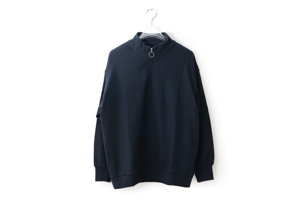 画像1: SALE40%OFF!! HALF zip pullover (NV) (1)