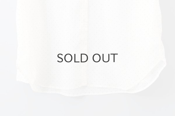 画像6: シアードットプリント 2段フリル襟ブラウス (6)