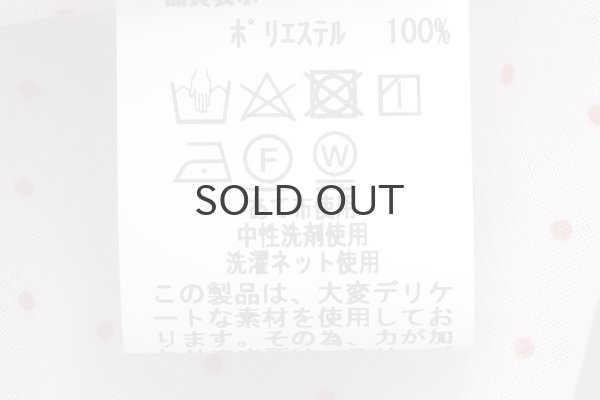 画像9: シアードットプリント 2段フリル襟ブラウス (9)