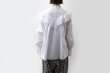 画像13: 別注!! スタンドカラーレースブラウス (WH) (13)
