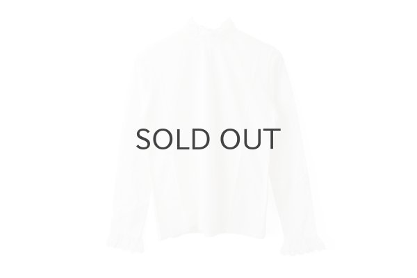 画像1: 30/-天竺 コットンレースインナー (WH) (1)