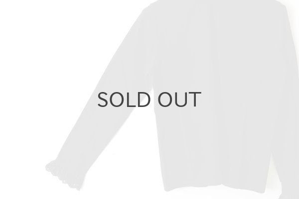 画像4: 30/-天竺 コットンレースインナー (BK) (4)