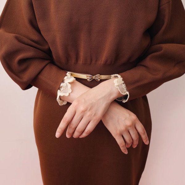 画像19: SALE40%OFF!! 別注!! AMOSSAミラノリブ ワンピース (FPK:90) (19)