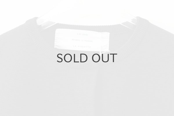 画像3: 別注!! AMOSSAミラノリブ BIGカーディガン (BK:20) (3)