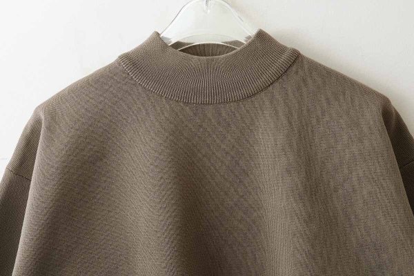 画像3: SALE!! 別注!! AMOSSAミラノリブパフスリーブ ハイネックプルオーバー (GYG:19) (3)