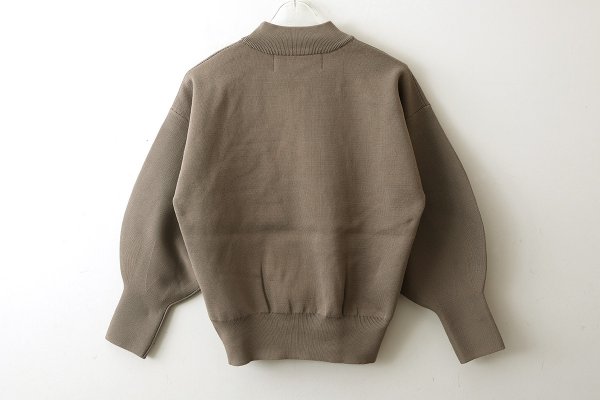 画像2: SALE!! 別注!! AMOSSAミラノリブパフスリーブ ハイネックプルオーバー (GYG:19) (2)